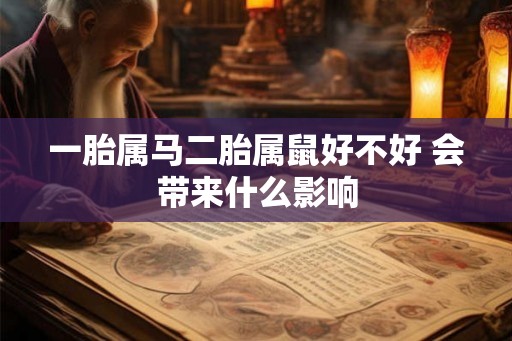 一胎属马二胎属鼠好不好 会带来什么影响 一胎属马二胎属鼠好不好 会带来什么影响