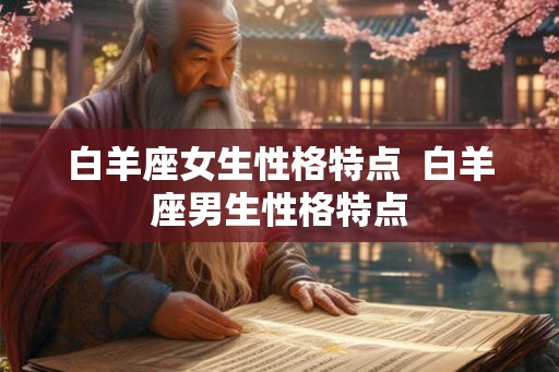 白羊座女生性格特点  白羊座男生性格特点