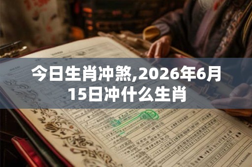 今日生肖冲煞,2026年6月15日冲什么生肖