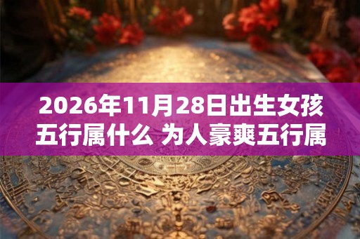2026年11月28日出生女孩五行属什么 为人豪爽五行属木