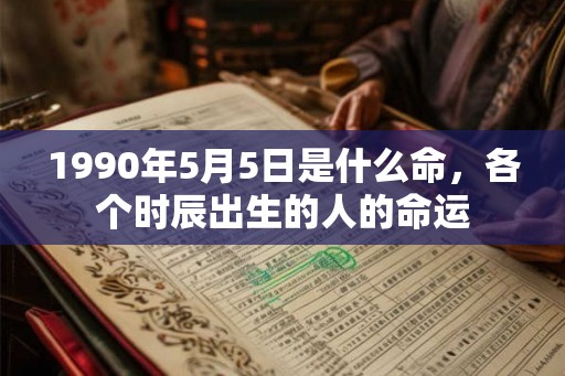 1990年5月5日是什么命,各个时辰出生的人的命运 1990年5月5日是什么命,各个时辰出生的人的命运