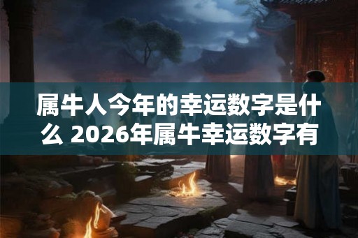 属牛人今年的幸运数字是什么 2026年属牛幸运数字有哪些
