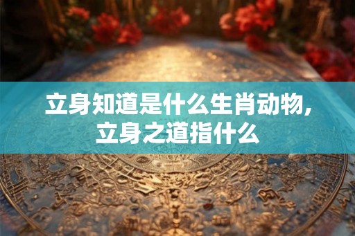 立身知道是什么生肖动物,立身之道指什么