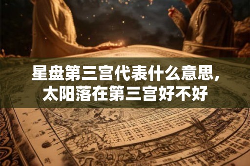 星盘第三宫代表什么意思,太阳落在第三宫好不好