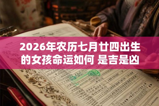 2026年农历七月廿四出生的女孩命运如何 是吉是凶 2026年农历七月廿四出生的女孩命运如何 是吉是凶