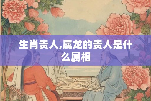 生肖贵人,属龙的贵人是什么属相