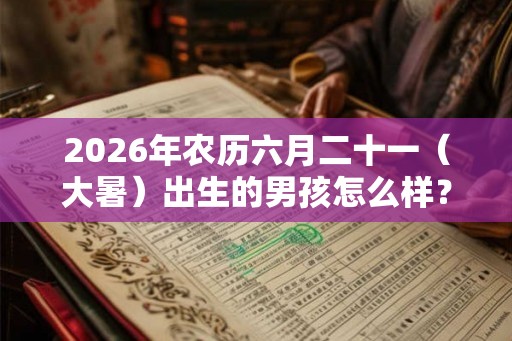 2026年农历六月二十一（大暑）出生的男孩怎么样？大暑出生的孩子聪明吗？