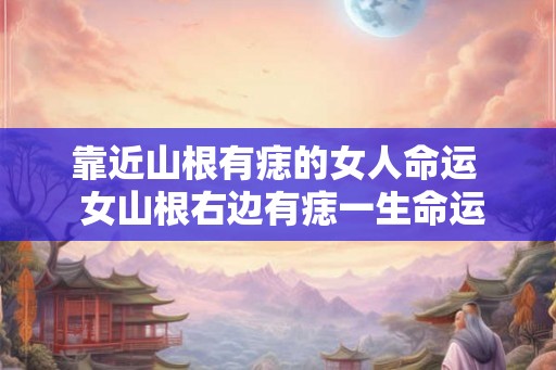 靠近山根有痣的女人命运  女山根右边有痣一生命运