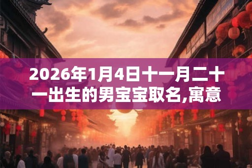 2026年1月4日十一月二十一出生的男宝宝取名,寓意有内涵
