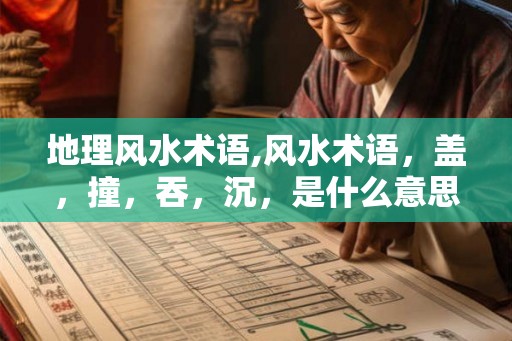 地理风水术语,风水术语，盖，撞，吞，沉，是什么意思