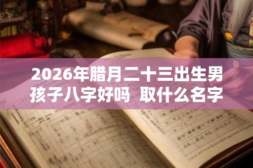 2026年腊月二十三出生男孩子八字好吗 取什么名字寓意好 2026年腊月二十三出生男孩子八字好吗 取什么名字寓意好