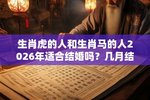 生肖虎的人和生肖马的人2026年适合结婚吗？几月结婚好？