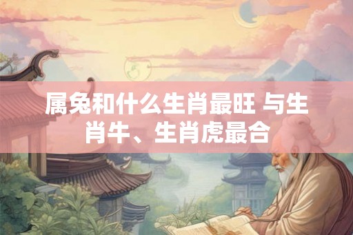 属兔和什么生肖最旺 与生肖牛、生肖虎最合