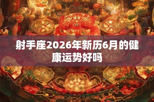 射手座2026年新历6月的健康运势好吗