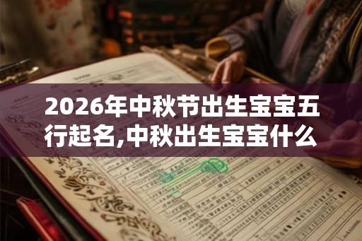2026年中秋节出生宝宝五行起名,中秋出生宝宝什么五行？