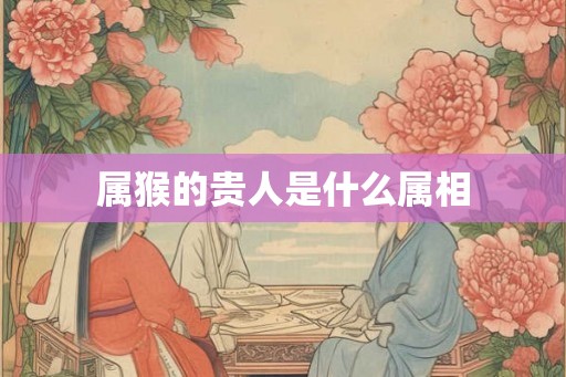 属猴的贵人是什么属相
