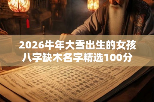 2026牛年大雪出生的女孩八字缺木名字精选100分 2026牛年大雪出生的女孩八字缺木名字精选100分
