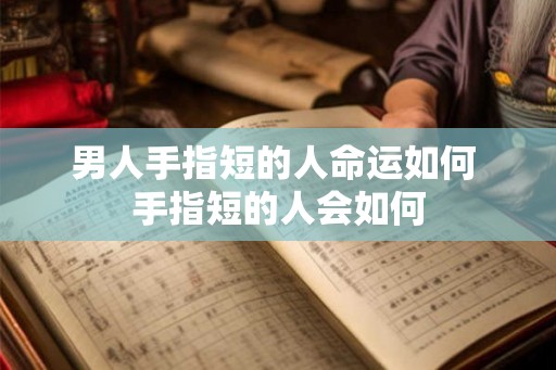 男人手指短的人命运如何 手指短的人会如何