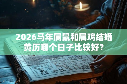 2026马年属鼠和属鸡结婚黄历哪个日子比较好？