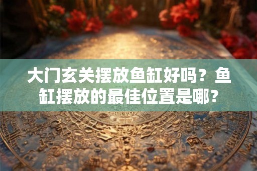 大门玄关摆放鱼缸好吗?鱼缸摆放的最佳位置是哪? 大门玄关摆放鱼缸好吗?鱼缸摆放的最佳位置是哪?