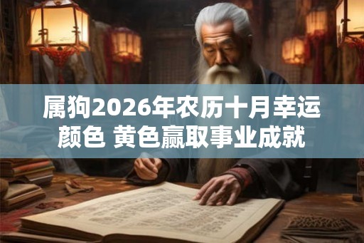 属狗2026年农历十月幸运颜色 黄色赢取事业成就 属狗2026年农历十月幸运颜色 黄色赢取事业成就