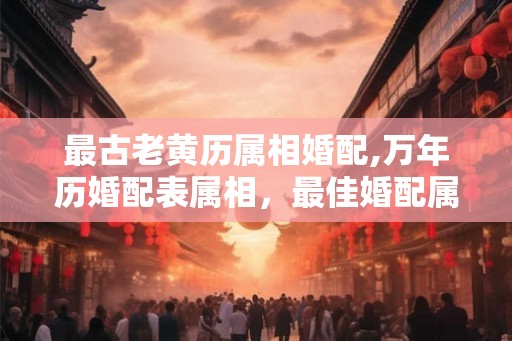 最古老黄历属相婚配,万年历婚配表属相，最佳婚配属相