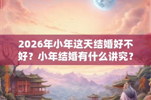 2026年小年这天结婚好不好？小年结婚有什么讲究？