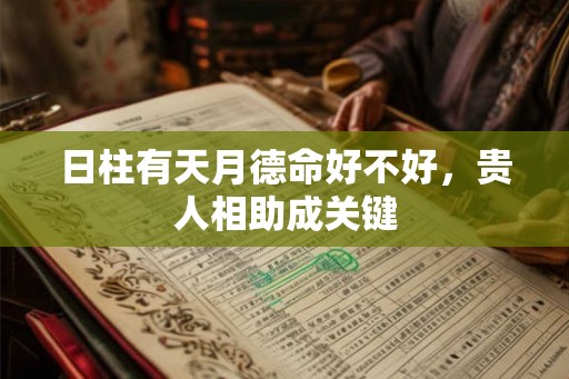 日柱有天月德命好不好，贵人相助成关键