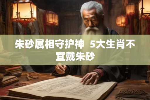 朱砂属相守护神  5大生肖不宜戴朱砂