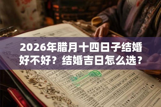 2026年腊月十四日子结婚好不好？结婚吉日怎么选？