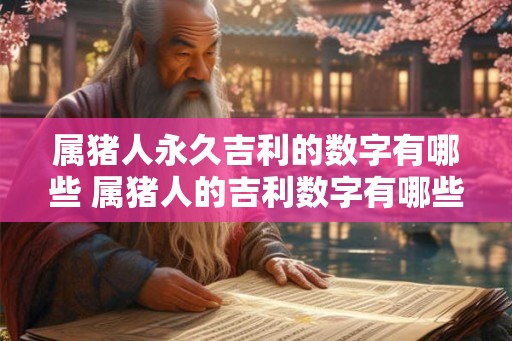 属猪人永久吉利的数字有哪些 属猪人的吉利数字有哪些 属猪人永久吉利的数字有哪些 属猪人的吉利数字有哪些