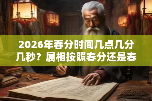 2026年春分时间几点几分几秒?属相按照春分还是春节? 2026年春分时间几点几分几秒?属相按照春分还是春节?