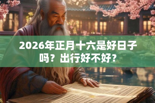 2026年正月十六是好日子吗？出行好不好？