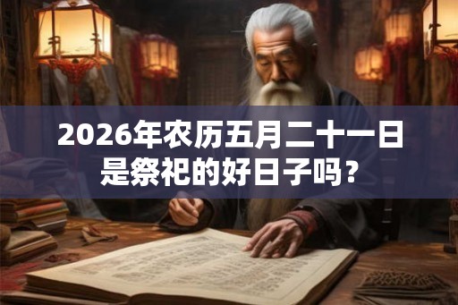 2026年农历五月二十一日是祭祀的好日子吗？