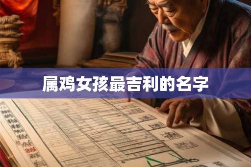 属鸡女孩最吉利的名字