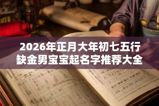 2026年正月大年初七五行缺金男宝宝起名字推荐大全！
