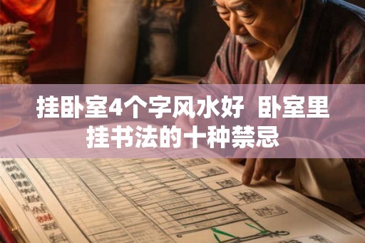挂卧室4个字风水好 卧室里挂书法的十种禁忌 挂卧室4个字风水好 卧室里挂书法的十种禁忌