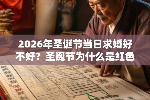 2026年圣诞节当日求婚好不好？圣诞节为什么是红色搭绿色？