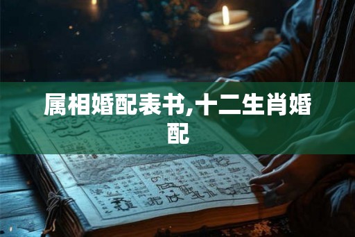 属相婚配表书,十二生肖婚配