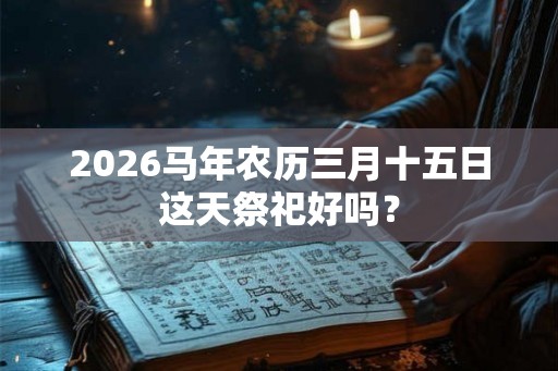 2026马年农历三月十五日这天祭祀好吗? 2026马年农历三月十五日这天祭祀好吗?