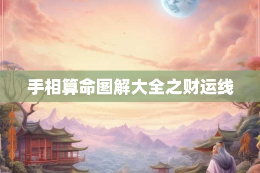 手相算命图解大全之财运线