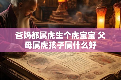 爸妈都属虎生个虎宝宝 父母属虎孩子属什么好