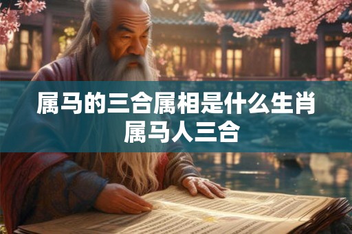 属马的三合属相是什么生肖 属马人三合 属马的三合属相是什么生肖 属马人三合