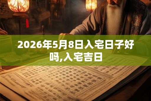 2026年5月8日入宅日子好吗,入宅吉日