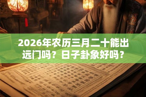 2026年农历三月二十能出远门吗？日子卦象好吗？