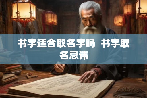 书字适合取名字吗  书字取名忌讳