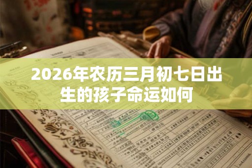2026年农历三月初七日出生的孩子命运如何