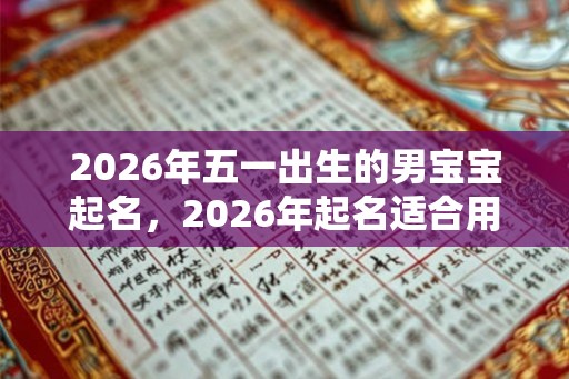 2026年五一出生的男宝宝起名，2026年起名适合用什么字？
