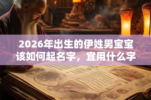 2026年出生的伊姓男宝宝该如何起名字，宜用什么字。