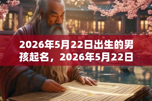 2026年5月22日出生的男孩起名,2026年5月22日出生命运解析! 2026年5月22日出生的男孩起名,2026年5月22日出生命运解析!